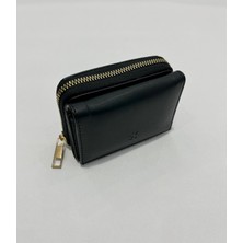 Kadın Fermuarlı ve Çıtçıtlı Bozuk Para Bölmeli Cüzdan Kartlık