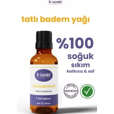 Dr. Lavender Katkısız Saf Soğuk Sıkım Serisi Tatlı Badem Yağı 50 ml