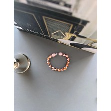 Combin Accessory Babypink Damla Kehribar Bileklik - Doğal  Mozaik Diş Kolyesi