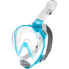 Cressi Baron Çocuk Tam Yüz Maske Clear-Aquamarıne