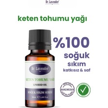 Dr. Lavender Bahçemizden Keten Tohumu Yağı Soğuk Sıkım Yağ 50 ml