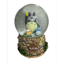 Totoro Yıldız Müzikli Işıklı Püskürtmeli Büyük Boy Kar