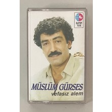 Müslüm Gürses Vefasız Alem Kaset (Orjnal Dönem Baskı Kaset)