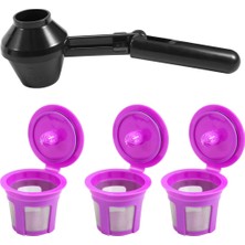 Serendipitous Yeniden Kullanılabilir Kahve Pod Filtreleri Keurig K-Duo K-Mini 1.0 2.0 K-Serisi ve Seçili Tek Fincan Kahve Makineleri Için Kahve Kaşığı (Yurt Dışından)
