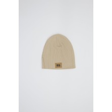 RG Brand Kız / Erkek Çocuk Etiket Detaylı, Katlamalı Bere_RG1535
