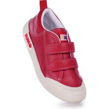 Kiko Kids Suba Cırtlı Termo Taban Kız Bebek Günlük Spor Ayakkabı Kırmızı