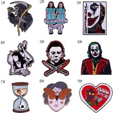 Renjie Shop C No.4 Boyutu H Metal Broş Rozeti Yakalı Sırt Çantası El Çantası Rozeti Ceket Pin Moda Takı Hediye (Yurt Dışından)
