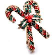 Renjie Shop C No.1 Boyutu Yılbaşı Vintage Zarif Hediye Yılbaşı Süsü Takılı Drristmas Broş Korsaj Aksesuarları (Yurt Dışından)