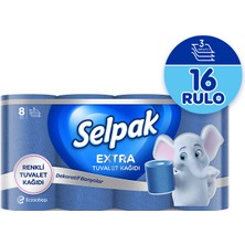 Selpak Extra Renkli Tuvalet Kağıdı 16'lı
