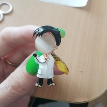 Renjie Shop C Girl Yaratıcı Sevimli Doktor Erkek Kız Broşlar Tıbbi Iğne Hemşire Takı Broş Hediye (Yurt Dışından)