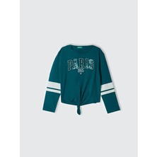 United Colors Of Benetton Kız Çocuk Uzun Kol Tshirt 10JD