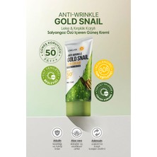 Leke ve Anti Aging Karşıtı Salyangoz Özü Içeren Gold Snail Spf 50 + Güneş Kremi