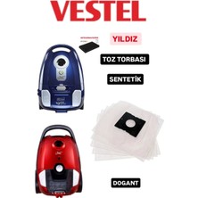 Dogant Vestel Yıldız Süpürge Bez  Toz Torbası 10 Adet
