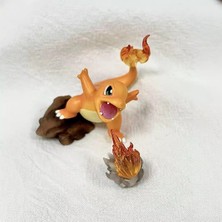 Tcherchi Pokemon Charizard Ateş Dinozor Anime Figür Dekor Oyuncak (Yurt Dışından)