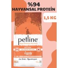 Petline Petline Süper Premium Lovely - Somonlu Yavru Kedi Maması 1,5kg