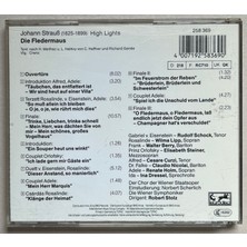 Johann Strauss - Die Fledermaus CD