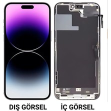 Teknonet Apple iPhone 14 Uyumlu Gx OLED Lcd+Dokunmatik+Çıtalı