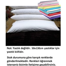 Mandaş Tekstil 50 x 130 Karı Koca Yastık Kılıfı, Uzun Yastık Kılıfı (50 x 130)-KARIŞIK Renkli