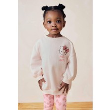 Hello Kitty Baskılı Sweatshirt Taytlı Takım