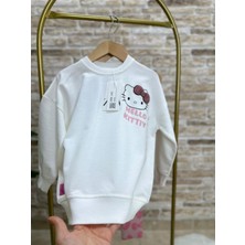 Hello Kitty Baskılı Sweatshirt Taytlı Takım