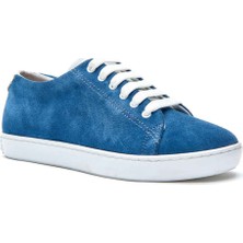 Comfortfüsse  /  Sorel - Deri Bağcıklı Ayakkabı ( Mavi Süet Deri )