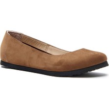 Comfortfüsse  /  Velda - Deri Babet Ayakkabı ( Kum Nubuk Deri )