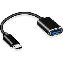 Derwell Yeni Nesil USB C USB 3.0 Otg Kablo Type-C Erkek To USB 3.0 Dişi Typec Otg Veri Aktarma Kablosu