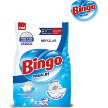 Bingo Bingo premium Toz Çamaşır Deterjanı 7 kg Beyaz 2'li