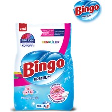 Bingo Bingo premium Toz Çamaşır Deterjanı 7 kg Renkli 2'li