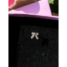 2D2B Nature Cerrahi Çelik Zirkon Taşlı Arkası Düz Kurdele Piercing,tragus, Helix, Kıkırdak.