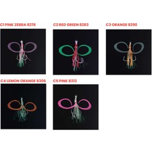Seabor Squıd Hook Skırt Pınk Zebra 8276-STANDART