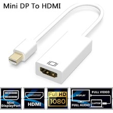 Derwell Yeni 2025 Mini Display Port To Hdmı Çevirici Dönüştürücü Adaptör Minidisplayport Hdmı