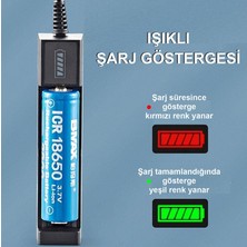 Greentech Pil Şarj Aleti (Tek Yuvalı) - Lityum Pil Şarj Cihazı / GT-BC01