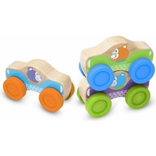 Melissa&Doug Melissa&dougahşap Arabalar-Hayvanlar MD040129