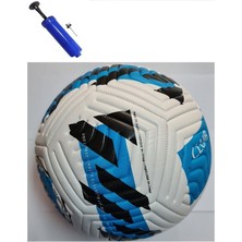 Lisanslı 4 Astar El Dikişli 410 Gram Soft Futbol Topu No:5 Mat Deri Her Türlü Sahalara Uygun + Pomp