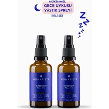 Mükemmel Gece Uykusu Yastık Spreyi Kaliteli & Derin Uyku 11 Değerli Esansiyel Yağ 2 x 50 ml