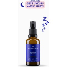 Monapieta Mükemmel Gece Uykusu Yastık Spreyi | Kaliteli & Derin Uyku | 11 Değerli Esansiyel Yağ | 50 ml