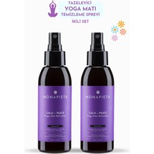 Monapieta Tazeleyici Yoga Matı Temizleme Spreyi | Yenileyici & Koku Giderici | Sakin & Huzurlu Aura | 2X125 ml