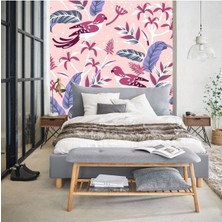 Duvar Kaplama Folyo Kuşlar Kendidnden Yapışkanlı 50 cm  x 300 cm