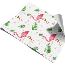 Çocuk Odası Duvar Kaplama Folyo Flamingo Kendinden Yapışkanlı 50 cm  x 300 cm