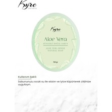 Kyre Cosmetic AloeVera Süngerli Doğal Sabun