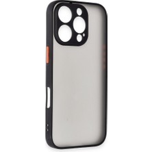 MTK Moveteck iPhone 16 Pro Max Uyumlu Kılıf 3D Kamera Korumalı Buzlu Tuşları Renkli Mat Silikon Kapak Pc Case