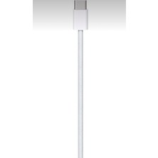 Iphone 15/ Pro-Pro Max Usb-C Örgülü Şarj Kablosu 60WATT 1m Beyaz MQKJ3ZM/A