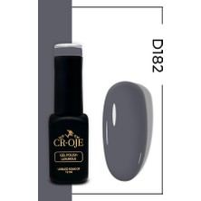 Cr-Oje Kalıcı Oje D182- Gri  (12 Ml.)