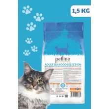 Petline Natural Premium Seafood Hamsili Yetişkin Kedi Maması 1,5 kg