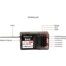 Radiolink R6F 6 Kanal Uzaktan Kumanda Alıcısı (RC6GS,RC4GS,T8FB,T8S Ile Uyumludur)