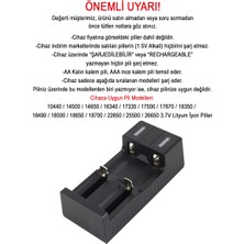 Greentech Pil Şarj Aleti (İki Yuvalı) - Lityum Pil Şarj Cihazı / GT-BC02