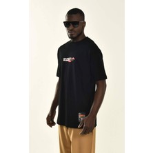 David&Gerenzo Erkek  Secret Baskılı  Pamuk Kalın Dokulu T-Shirt
