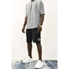 David&Gerenzo Bağcıklı Yaka Detaylı Oversize Tshirt