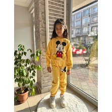 Çocuk Dünyası Ankara Mickey Mouse Detaylı Kız ve Erkek Çocuk Tarz Eşofman Takımı